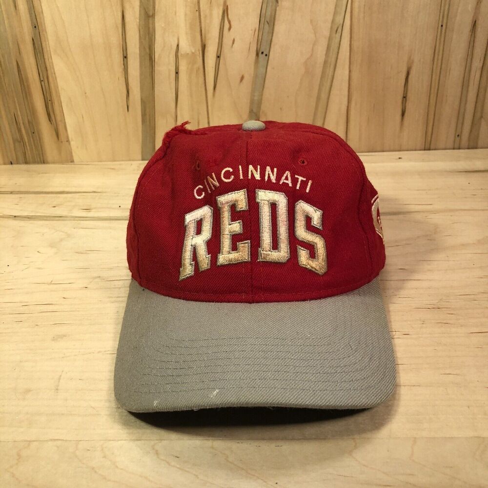 Vintage Cincinnati Reds Starter Arch 100% Wool Snapback Hat 90s